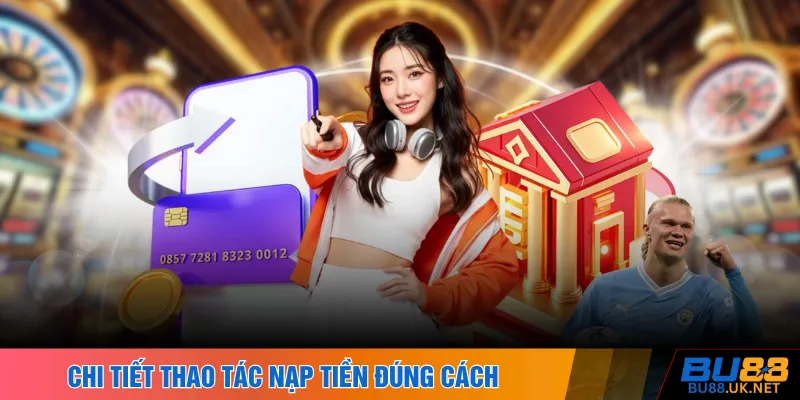 Chi tiết thao tác nạp tiền đúng cách