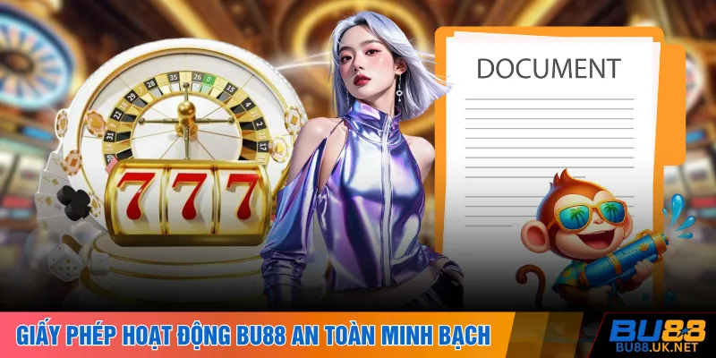 Giấy phép hoạt động BU88 an toàn minh bạch