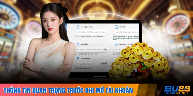 Thông tin quan trọng trước khi mở tài khoản